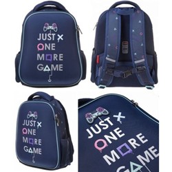 Рюкзак школьный "ЭРГОНОМИК ЛАЙТ. Игра" 38х29х12,5 см 1 отделение 2 кармана и 1 потайной на спинке (072913) 71034 Хатбер