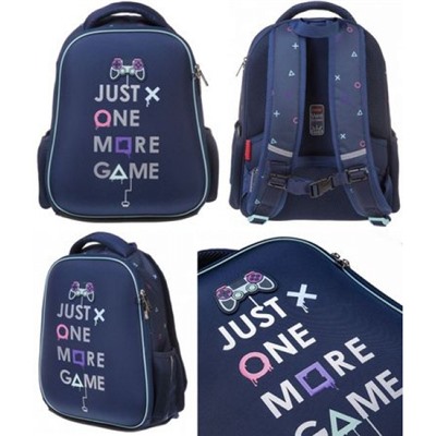 Рюкзак школьный "ЭРГОНОМИК ЛАЙТ. Игра" 38х29х12,5 см 1 отделение 2 кармана и 1 потайной на спинке (072913) 71034 Хатбер