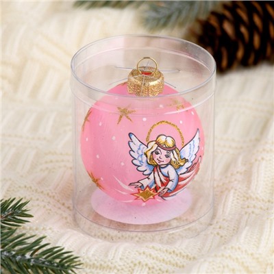 Ёлочный шар «Ангелочек» новогодний, d=6 см, МИКС