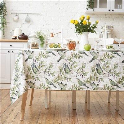 Скатерть «Этель. Готовь с душой», 149×110 см, 100% хлопок, саржа 190 г/м²