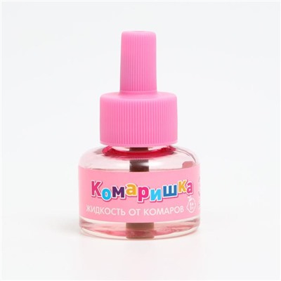Дополнительный флакон-жидкость от комаров «Чистый дом», Комаришка, для детей, 30 ночей