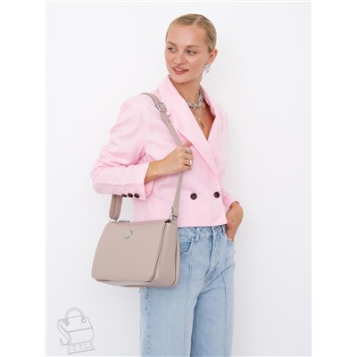 Сумка женская кожаная 0529C apricot Polina&Eiterou в Новосибирске