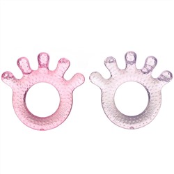 Green Sprouts, Cooling Teether, 3+ Months, Pink,  2 Pack