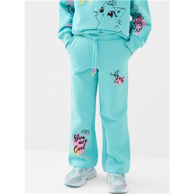 Комплект трикотажный для девочек: толстовка, брюки