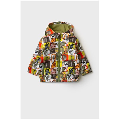 Куртка детская текстильная с полиуретановым покрытием для мальчиков (ветровка) PLAYTODAY, 1240295