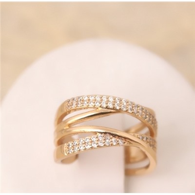 Кольцо позолота  Н01-15357 размер 15.5-16.5