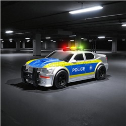 Машина "Полиция" 1:32 (свет, звук) в коробке