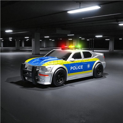 Машина "Полиция" 1:32 (свет, звук) в коробке