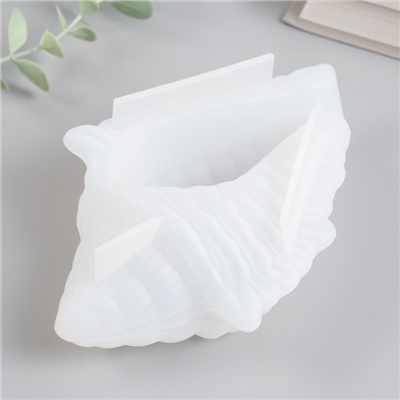 Молд силиконовый «Подсвечник ракушка» 18×12 см