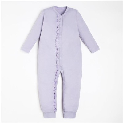 Комбинезон с рюшей для девочки «Крошка Я» BASIC LINE, рост 80-86 см