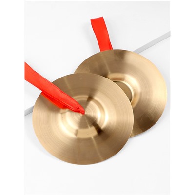 Музыкальные тарелки ручные Music Life, 18 см, набор 2 шт.