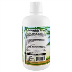Dynamic Health  Laboratories, органический алоэ вера, без добавок, 946 мл (32 жидк. унции)