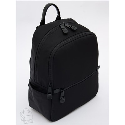 Рюкзак женский кожаный 898-171PE black Polina&Eiterou