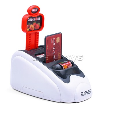 Игровой набор "Касса" с продуктами (33 предмета) в коробке