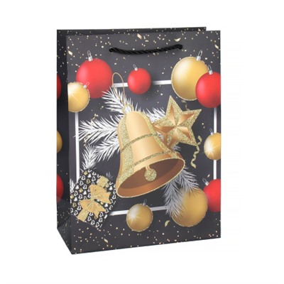 Пакет подарочный 18х24х8.5 / 362-47-S /уп 12/720/ микс Новый год