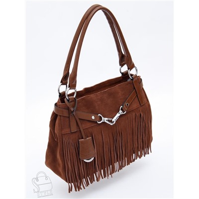 Сумка женская кожаная 98400MSS coffee Velina Fabbiano-Safenta