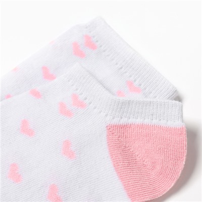 Носки укороченные женские KAFTAN «Котик», размер 36-39 (23-25 см), белые