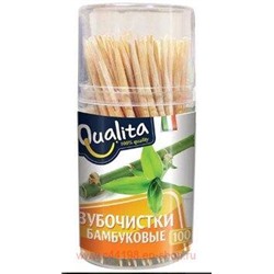 QUALITA Зубочистки бамбуковые 100 шт