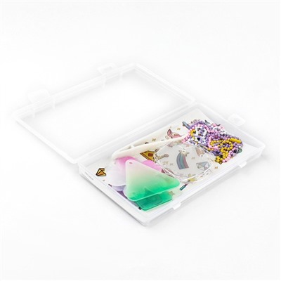 Набор для создания акриловых брелоков с наклейками «Для девочки»