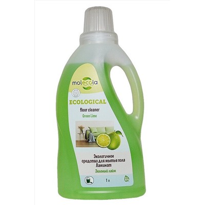 Моющее средство для пола Ламинат Зеленый лайм 1000мл ЭКОПРОДУКТЫ, 1190897