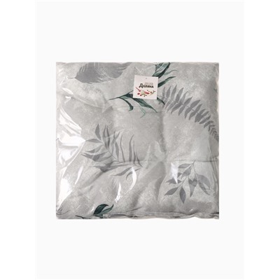 Подушка на стул «Доляна» Tropics, 42×42×7 см, серая