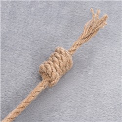 Домик для кошек с когтеточкой «Куб», с площадкой и игрушкой, 35×30×85 см, микс цветов