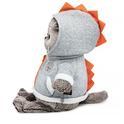 Мягкая игрушка «Кот Басик», в толстовке дракончик, 19 см, МИКС