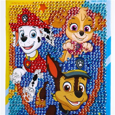 УЦЕНКА Алмазная мозаика для детей «Щенячий патруль»