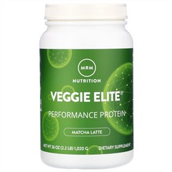 MRM,  Veggie Elite Performance Protein, Matcha Latte, 2.2 lb (1,020 g)