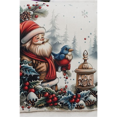 Наволочка декоративная новогодняя 2 шт рогожка НАТАЛИ, 1221264