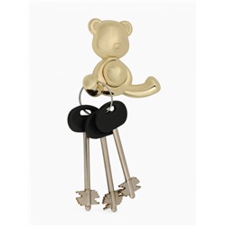 Крючок мебельный CAPPIO BEAR, двухрожковый, цвет золото