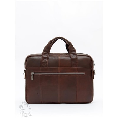 Портфель мужской кожаный 11018Z coffee Zinimsk в Новосибирске