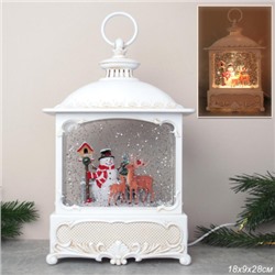 Светильник Новогодний светодиодный 18x8x27 см / WDL-24073B /уп 8/ музыкальный