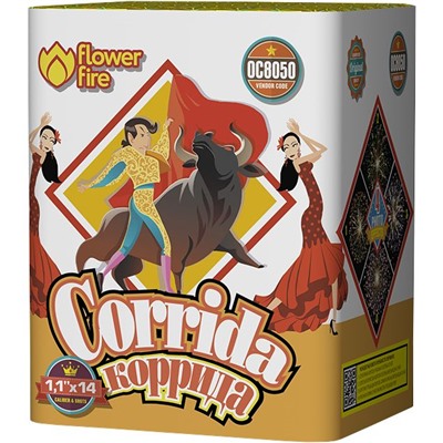 Фейерверк ОС8050 Коррида / Corrida (1,1" х 14)
