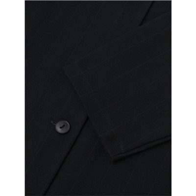 Платье оверсайз миди женское MINAKU: Modern classic, темно-синее, размер 48