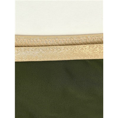 Трусы купальные женские ESLI Трусы с эффектной золотой окантовкой STYLE 0417