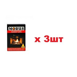 Morus Порошок для удаления сажи с каминов и печей 900г 3шт