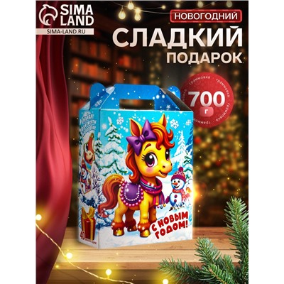 Сладкий новогодний подарок «Ириска-Сахарок», детский, 700 г