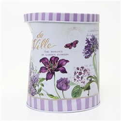 УЦЕНКА Банки жестяные для хранения сыпучих продуктов «Лаванда», 7×9 см/10×13 см/13×16 см, 3 шт.