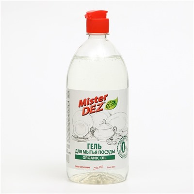 Гель для мытья посуды Mister DEZ Organic oil, eco cleaning,1 л