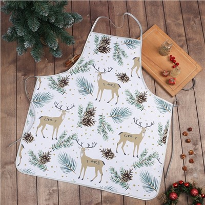 Фартук Доляна Олени 70×80 см, 100% п/э