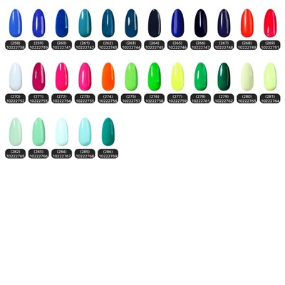 Гель лак для ногтей, однотонный, трехфазный, 10 мл, LED/UV, коричневый (101)