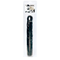 Чёрный фаллоимитатор BIG BONANZA 13 BLACK BUTT PLUG - 33 см.