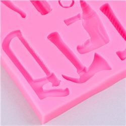 Молд силиконовый «Инструменты» 13.6×13×1.2 см