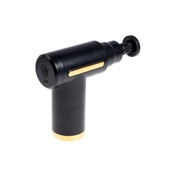 Массажёр для тела LEM-02, вибрационный, 4 насадки, 6 режимов, 1800-3200 об/мин, чёрный