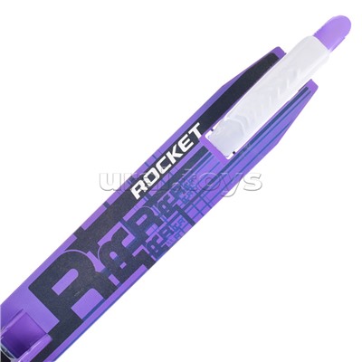 Самокат 2-х колесный ROCKET,колеса PU/ 200 мм,ABEC 7, сиреневый