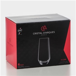 Набор стаканов Cristal d'Arques ULTIME, 450 мл, хрустальное стекло, 6 шт.