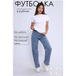 86100 Футболка женская с кнопками