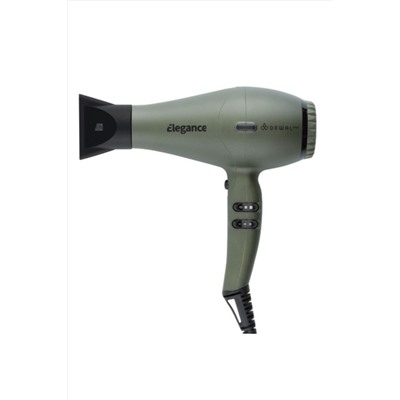 Dewal Профессиональный фен для волос / 03-9010 Olive Pro Elegance, оливковый, 2300 Вт KRISTALLER, 1130571