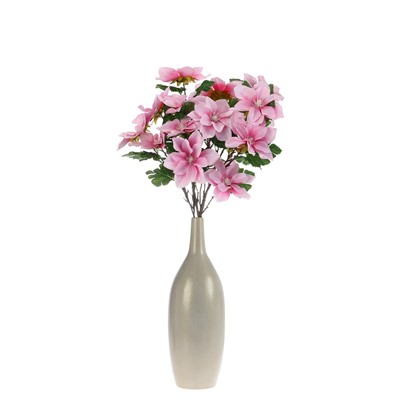 Цветы искусственные «Клематис крупноцветковый», 61×14 см, розовые